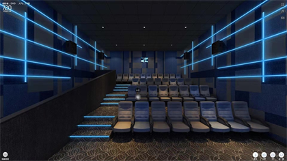 Open new ideas for canton cinemas, and NEC Laser helps cinemas to create boutique cinemas