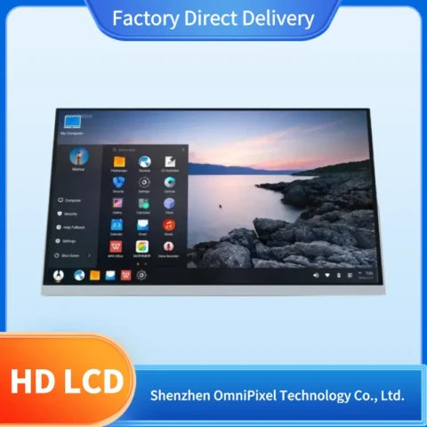 23.8 inch lcd advertising screen wall mounted serial