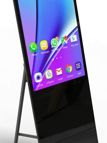 49 inch portable floor lcd advertising screen