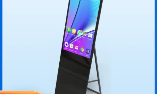 55 inch portable floor lcd advertising screen