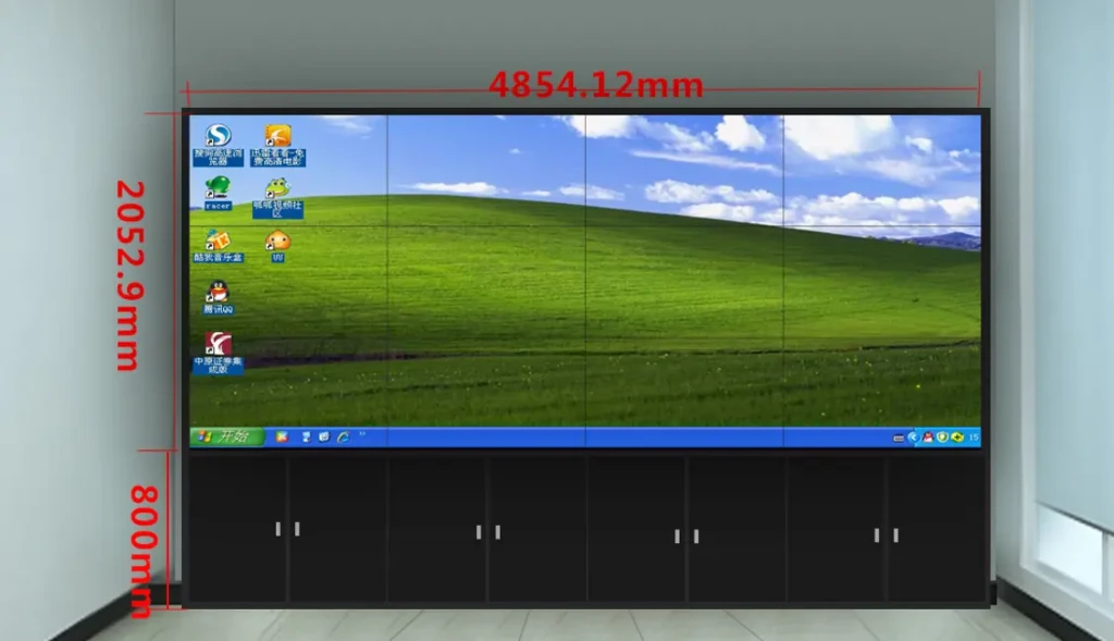 55inch 3.5mm 3×4 LCD Vedio Wall (1)