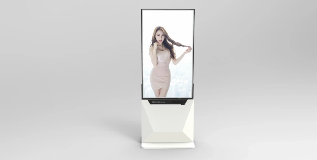 LCD Dual Sides Floor Standing Screen (2)